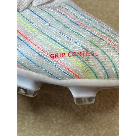 Puma Ultra White Mini Stripe Knit Softball Cleats Sneakers Girls Size 3.5C - Picture 11 of 11